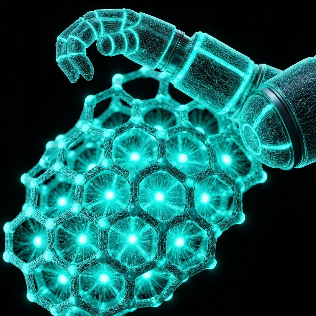 Adaptive lattice mesh on robotic arm